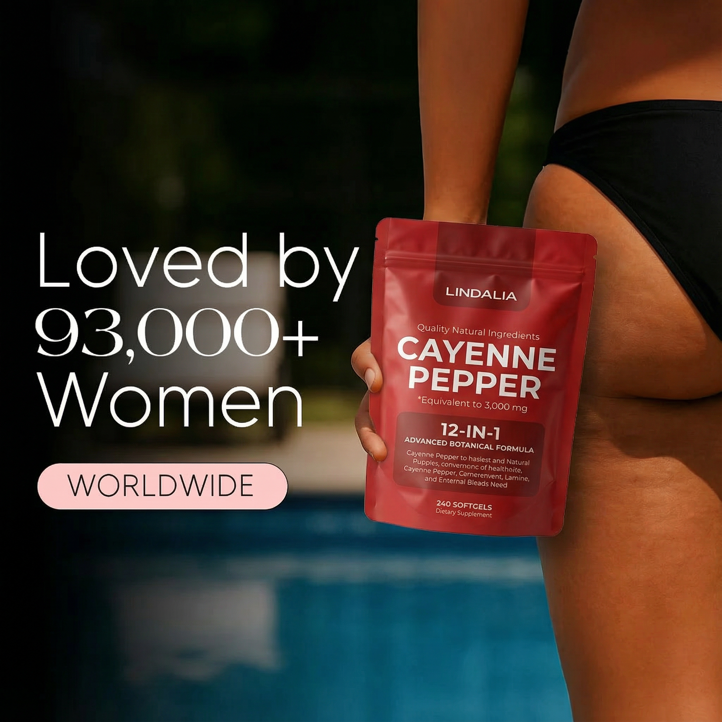 Anti-Cellulite Cayenne Pepper Softgels