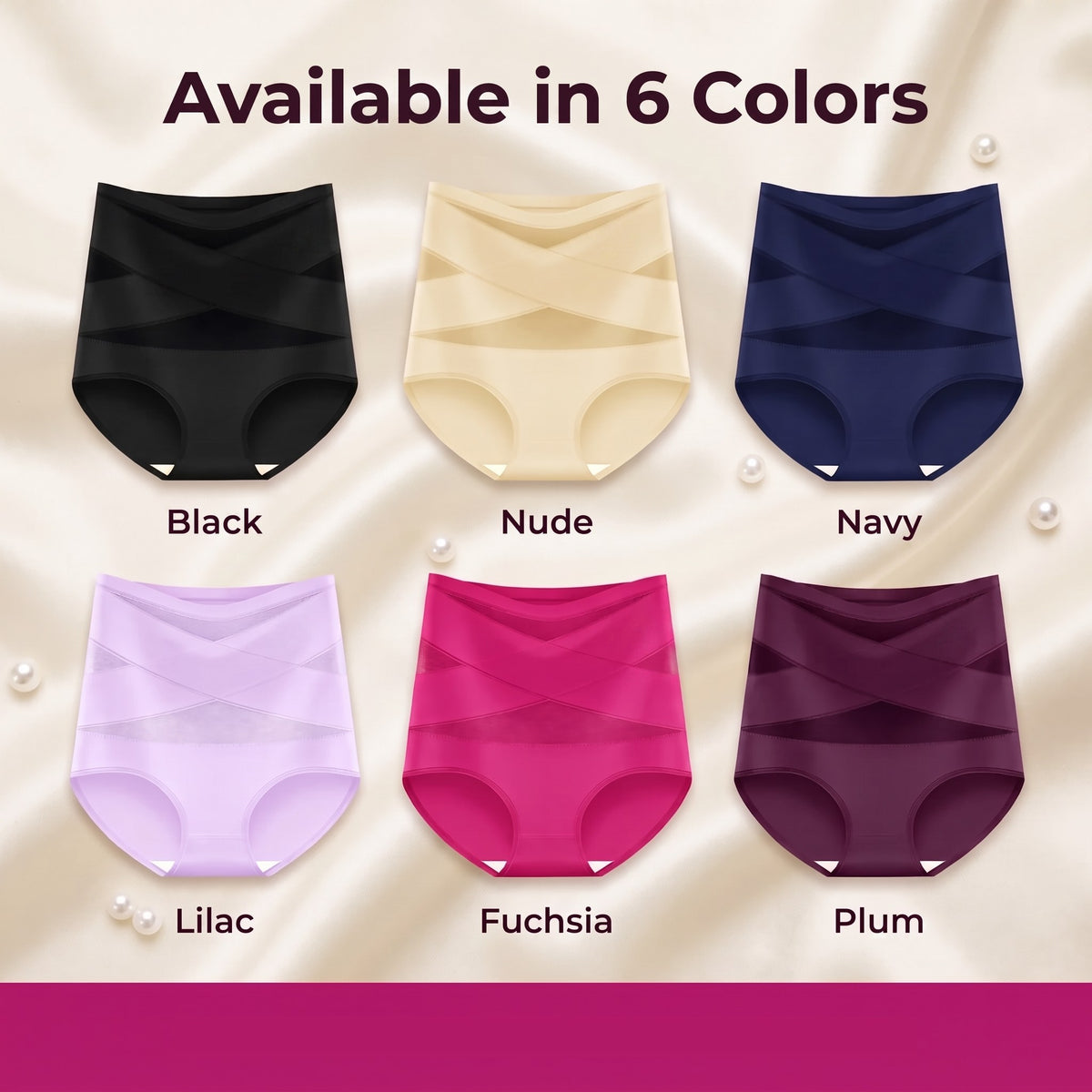 Lindalia High-Waist Sculpt Shaping Brief, available in 6 colours