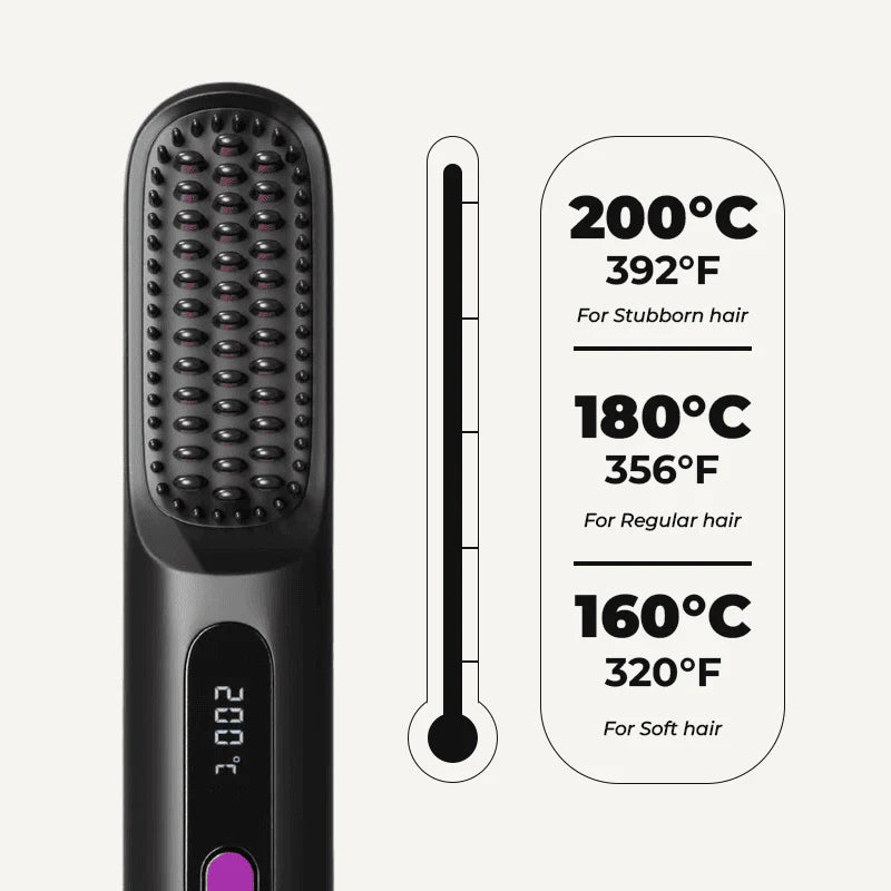 Brosse Lissante Ionique sans Fil