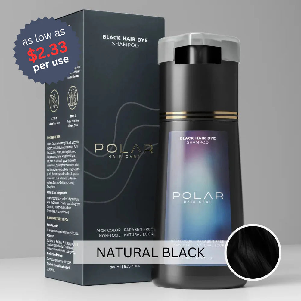 Shampoing Couverture Instantanee des Cheveux Blancs