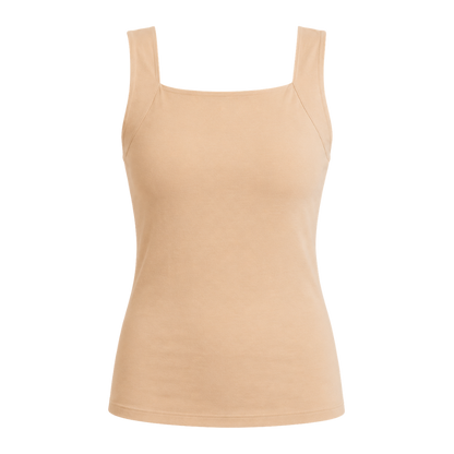 Lindalia Built-In Bra Comfort Shaper Tank in Nude