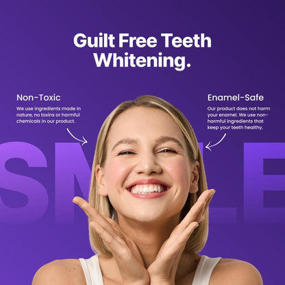 Bandelettes Blanchissantes Violettes pour les Dents