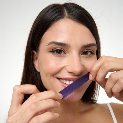 Bandelettes Blanchissantes Violettes pour les Dents