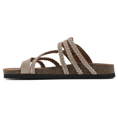 Elegante Geflochtene Sandalen