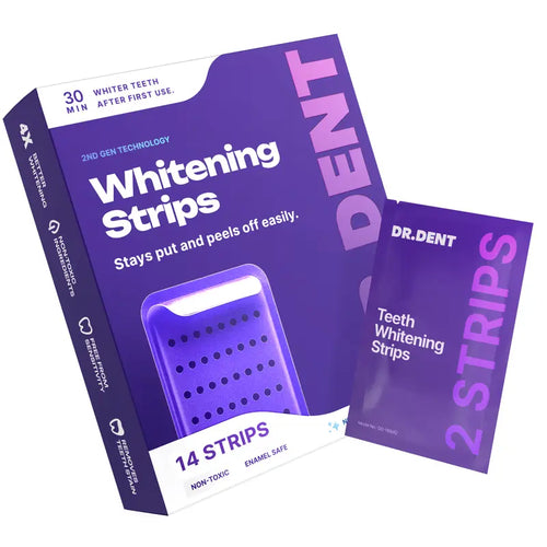 Bandelettes Blanchissantes Violettes pour les Dents