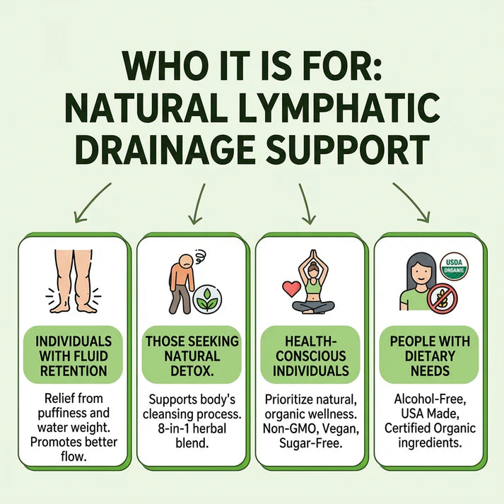 Gouttes Botaniques Bio de Soutien Lymphatique