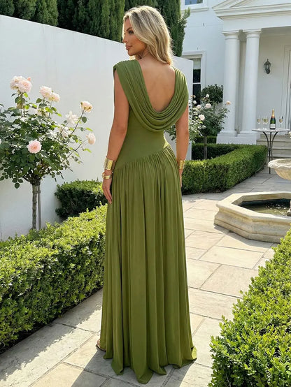 Thora Convertible Cowl Gown