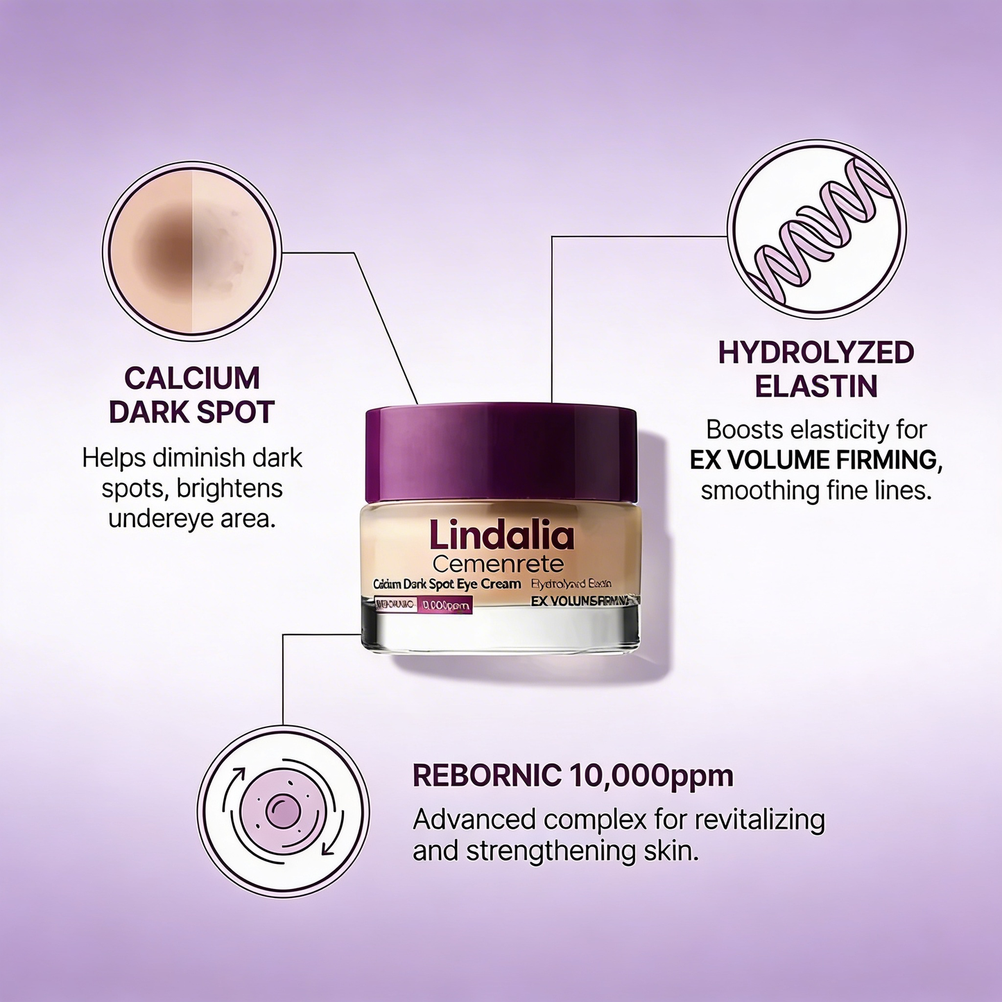 Creme Contour des Yeux Eclaircissante au Calcium