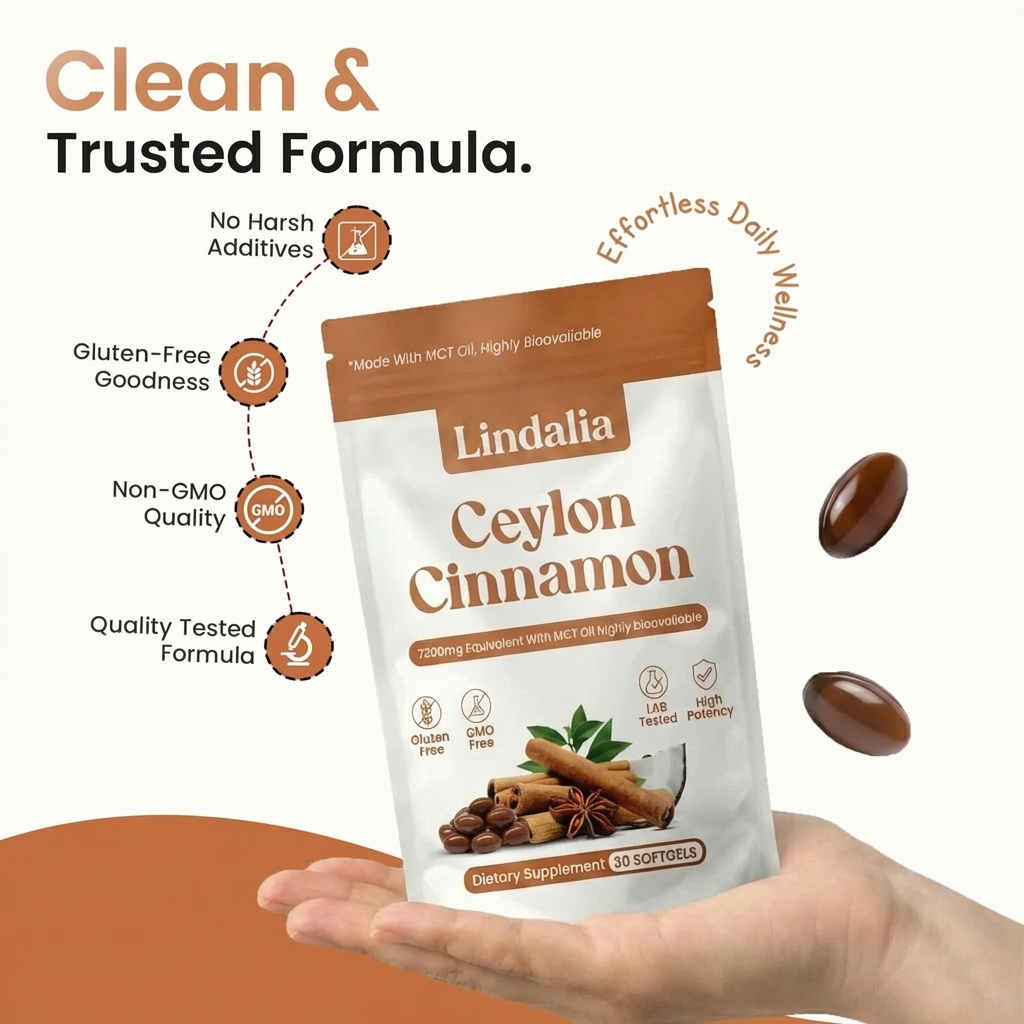Capsules Cannelle de Ceylan 7200mg a l'Huile MCT