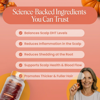 DHT-blockierende Haar-Softgels mit Kürbiskernöl