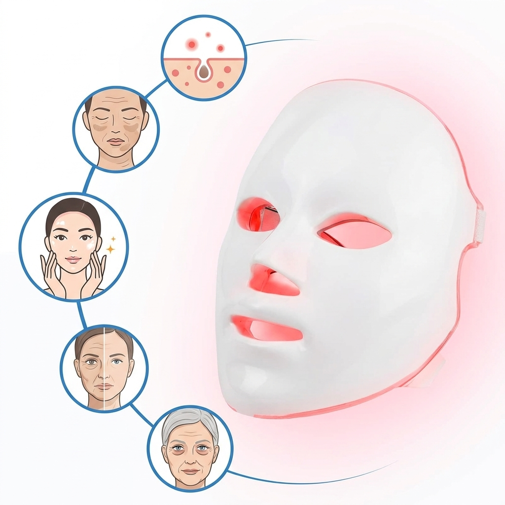 7-Color LED Face Mask