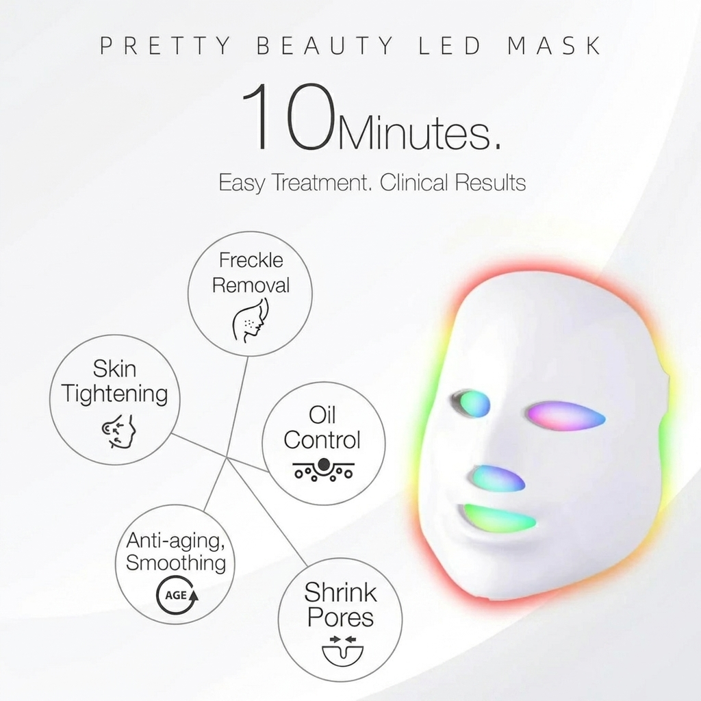 7-Color LED Face Mask