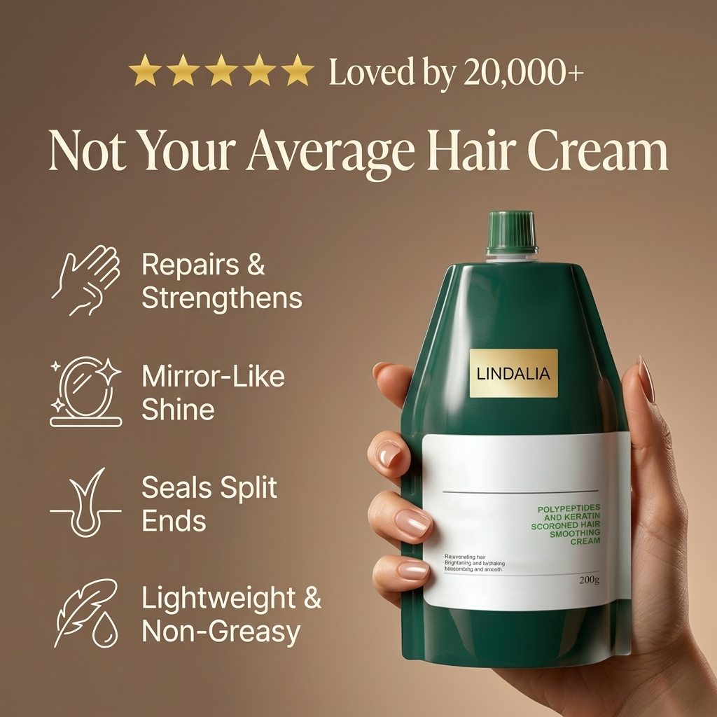 Creme Capillaire aux Polypeptides et Keratine