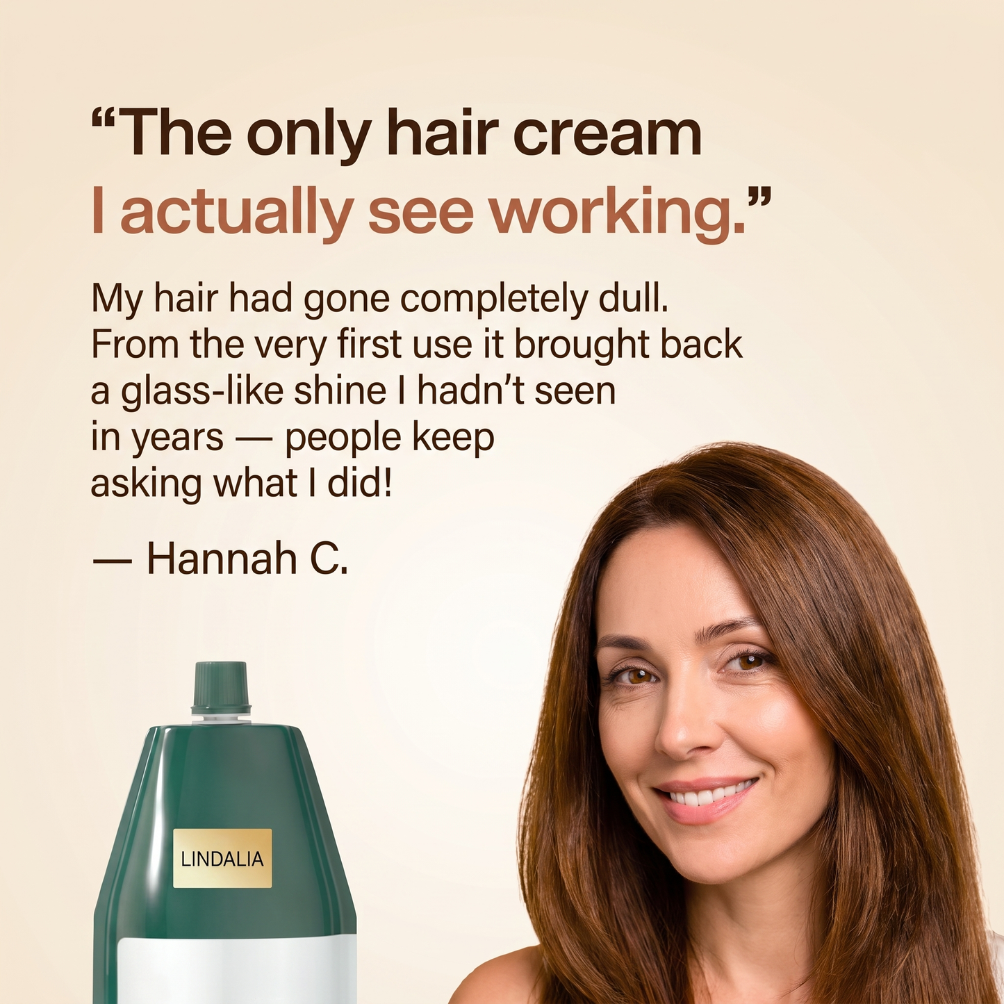 Creme Capillaire aux Polypeptides et Keratine