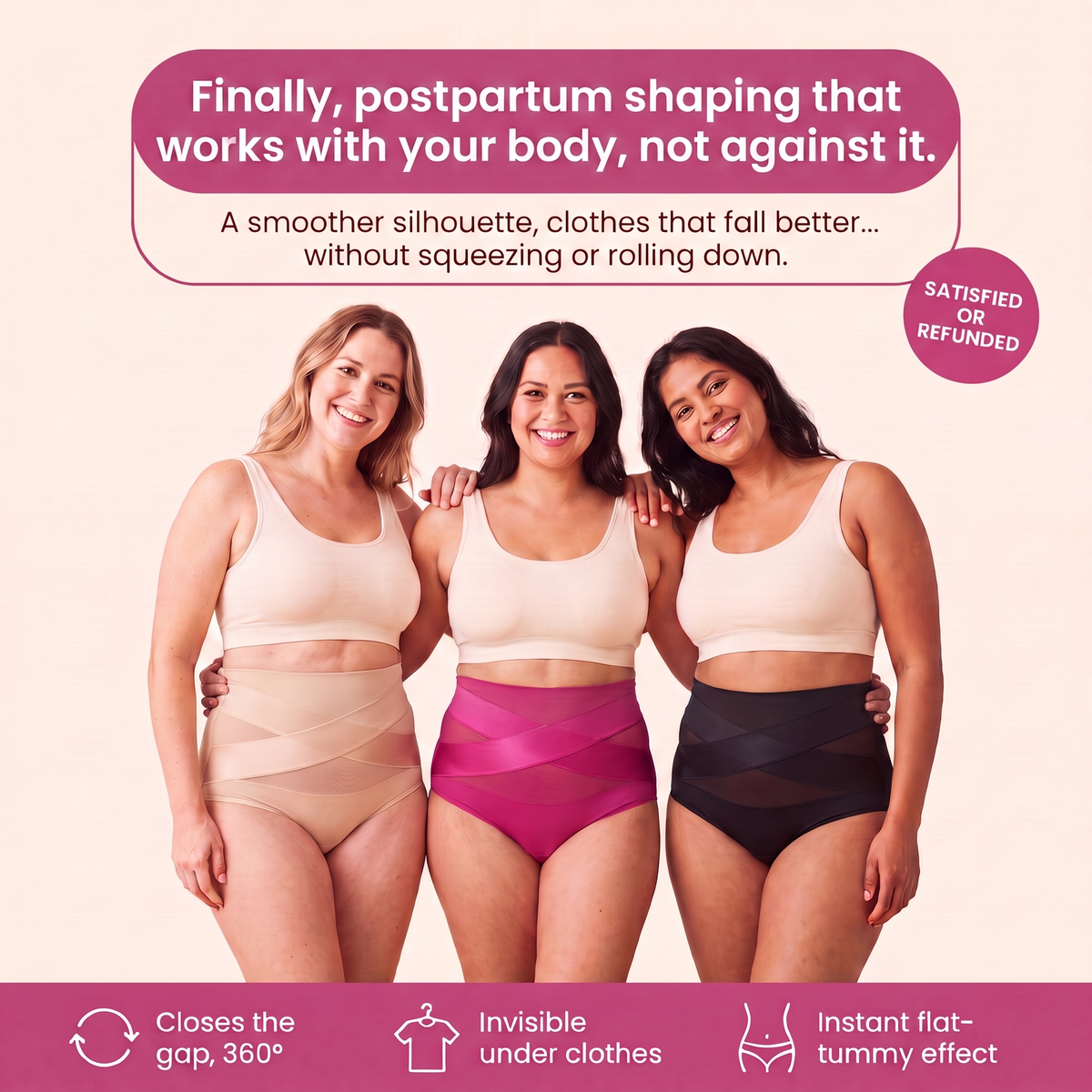 Lindalia High-Waist Sculpt Shaping Brief, postpartum shaping that works with your body