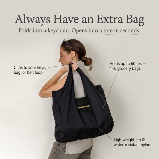 Lindalia Pocket Tote Keychain