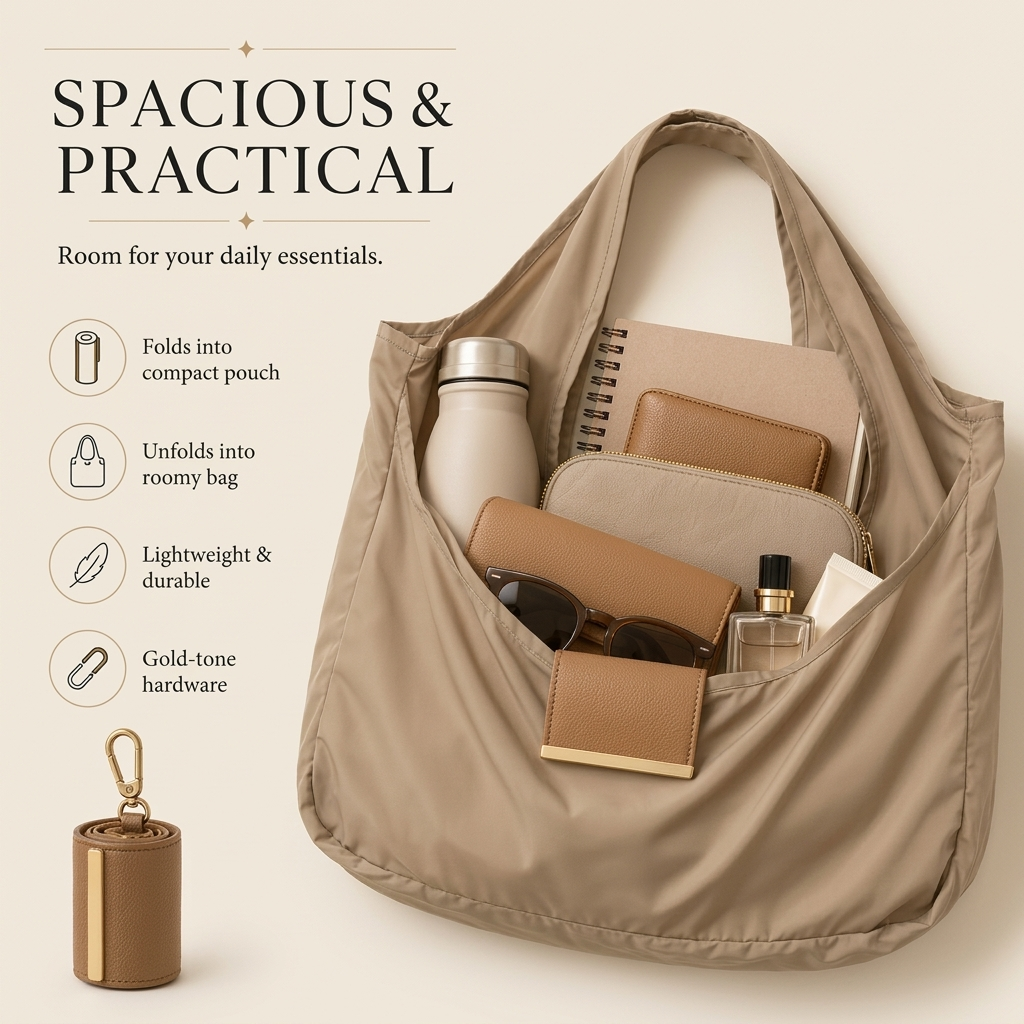 Lindalia Pocket Tote Keychain