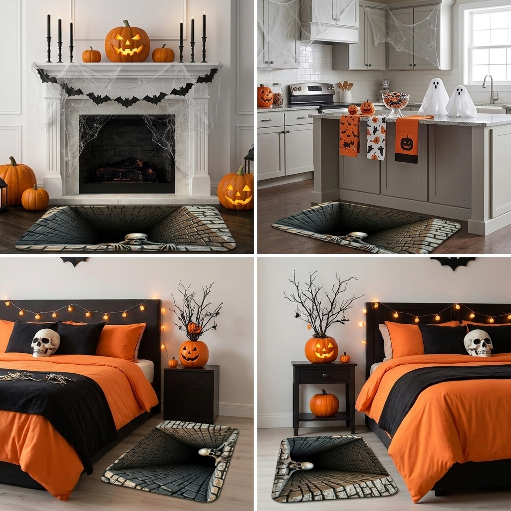 3D Halloween Doormat