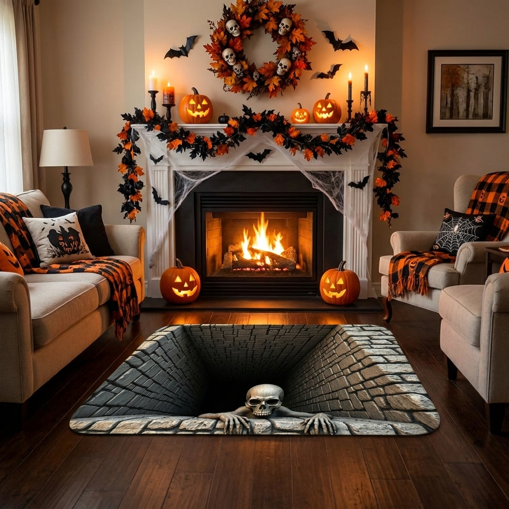 3D Halloween Doormat