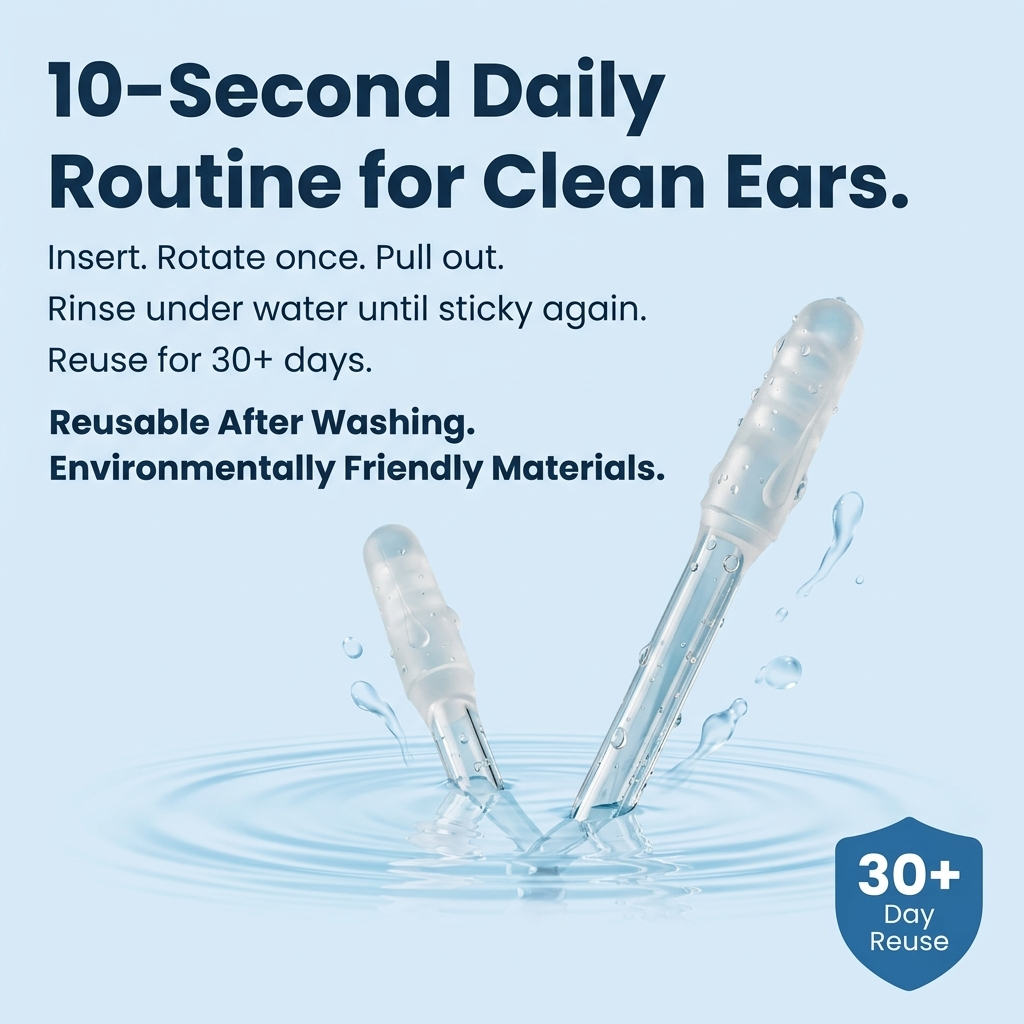 Sticky Ear Cleaner