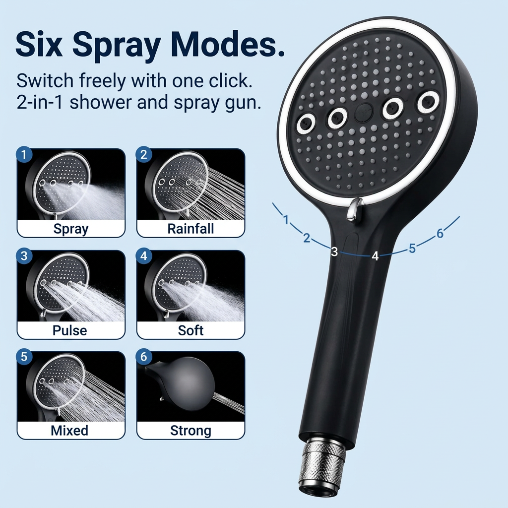 PowerFlow High-Pressure Showerhead