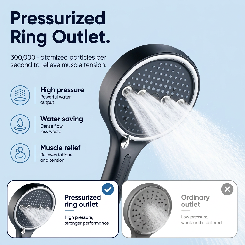 PowerFlow High-Pressure Showerhead