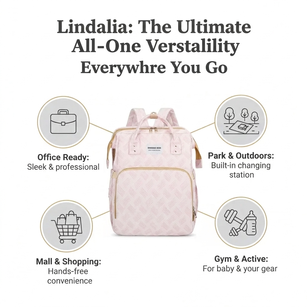 All-in-One Diaper Bag Backpack
