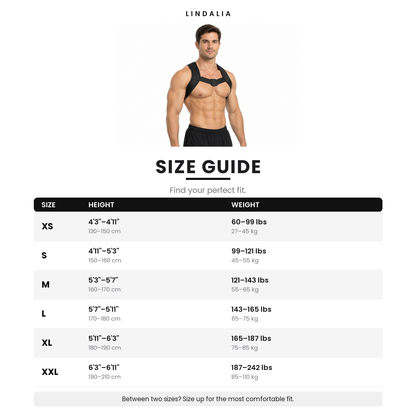 Posture Trainer size guide
