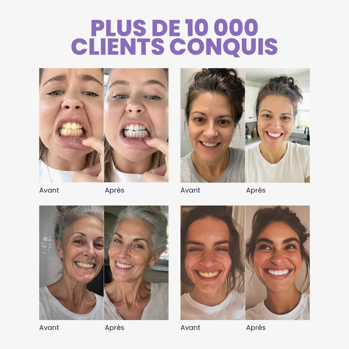 Bain de bouche blanchissant violet