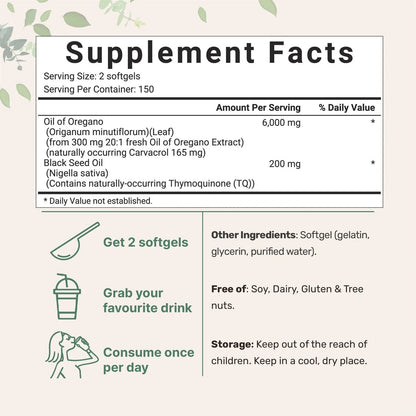 Oreganoöl-Softgels