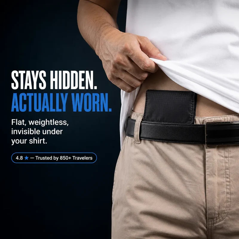 Hidden Travel Wallet