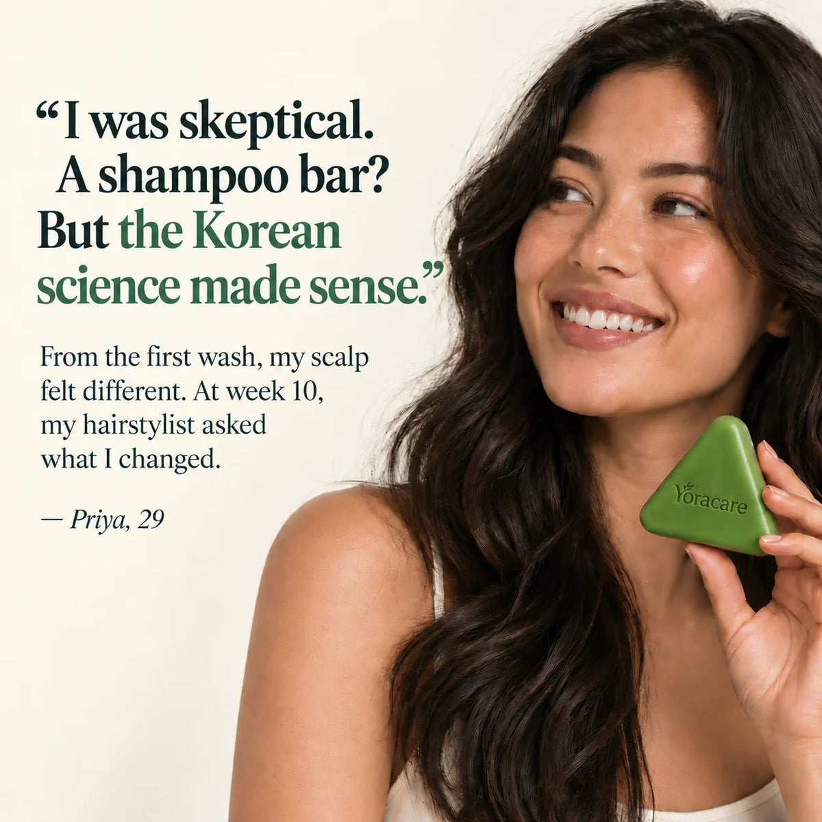 Lindalia Korean Scalp Revival Bar, I was skeptical, a shampoo bar, but the Korean science made sense